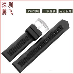 直供22mm商務款硅膠智能中高檔表帶 卡萊啦系列高清圖片與深圳市龍崗區(qū)騰飛硅橡膠制品廠